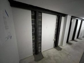 Example of steel reinforced foundation